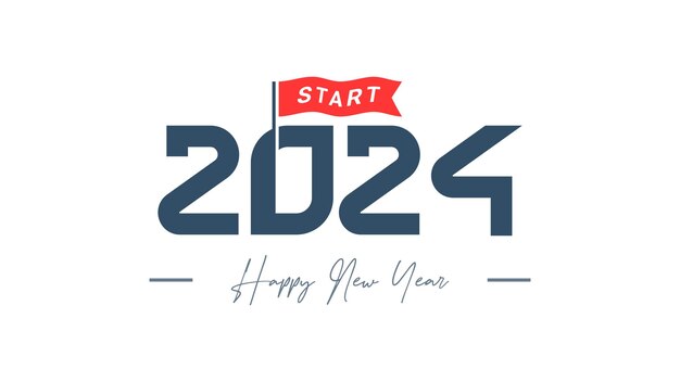 Año nuevo 2024 Saludos de celebración de año nuevo 2024 Feliz año nuevo