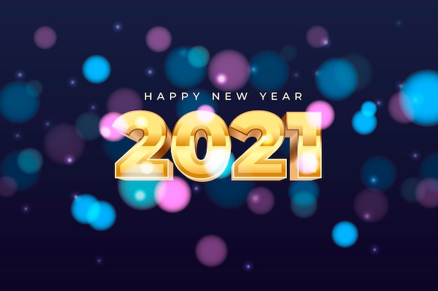 Año nuevo borrosa 2021