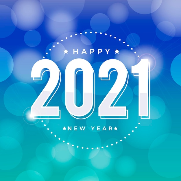 Año nuevo borrosa 2021
