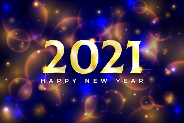 Año nuevo borrosa 2021