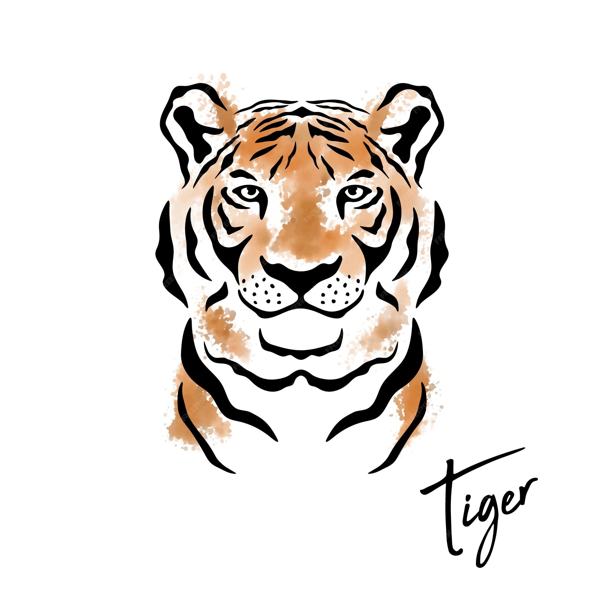 feliz año nuevo chino 2022. cabeza de tigre simbólico en 2022 año del  calendario lunar del tigre. 2909139 Vector en Vecteezy