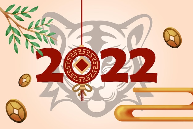 Año nuevo chino 2022 del zodiaco tigre