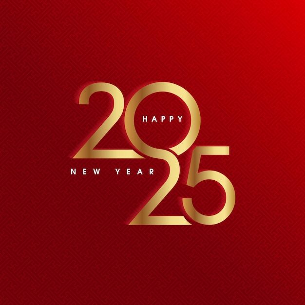 Año Nuevo Chino 2025 año de la serpiente en lujoso fondo rojo efecto de