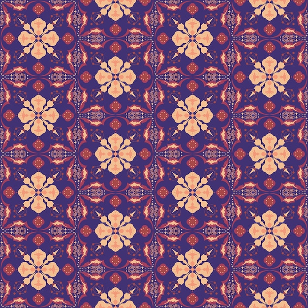 Año nuevo floral de patrones sin fisuras fondo jardín naturaleza damasco ornamento aborigen arte