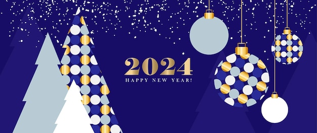 Año Nuevo y Navidad cartel de cartel de pancartas púrpura