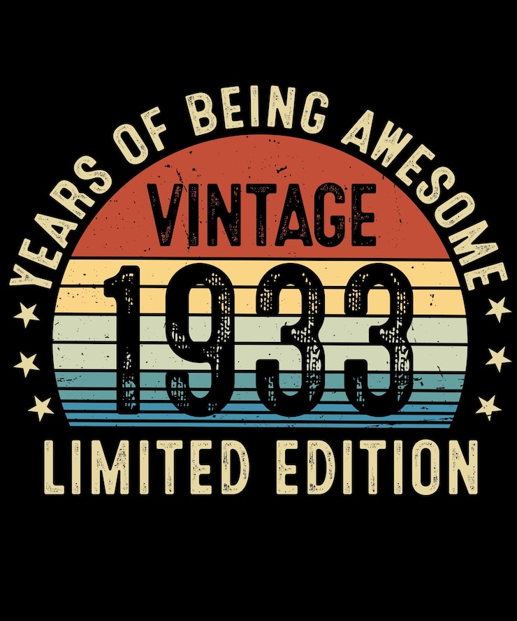 Vector el año de ser increíble vintage 1974 edición limitada diseño de camiseta
