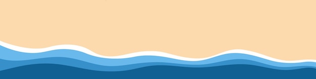 Antecedentes abstractos de mar azul y playa de verano para carteles de invitación o diseño de sitios web