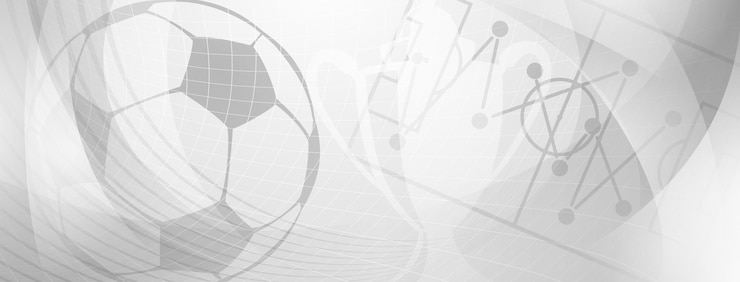 Vector antecedentes abstractos sobre un tema de fútbol con una gran pelota y otros símbolos de fútbol en colores grises