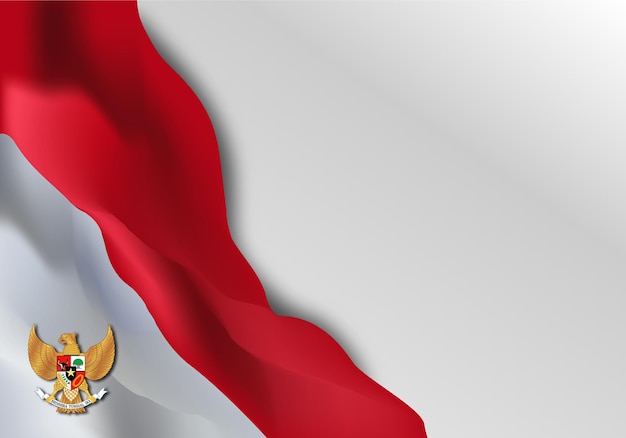 Vector antecedentes de la celebración del 77.º día de la independencia de indonesia