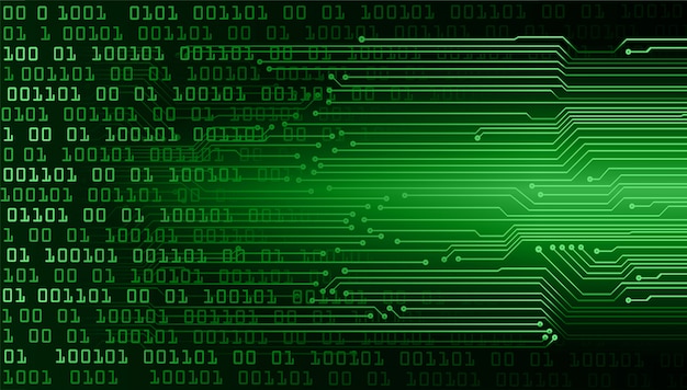 Antecedentes del concepto de tecnología futura del circuito cibernético verde