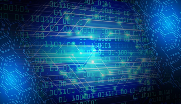 antecedentes del concepto de tecnología del futuro del circuito cibernético