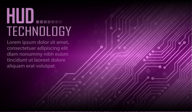 antecedentes del concepto de tecnología del futuro del circuito cibernético
