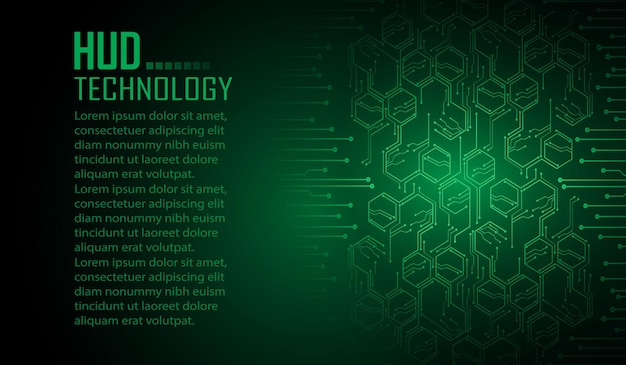 antecedentes del concepto de tecnología del futuro del circuito cibernético