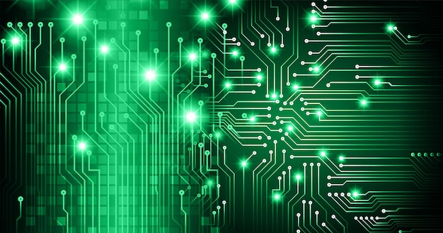 antecedentes del concepto de tecnología del futuro del circuito cibernético