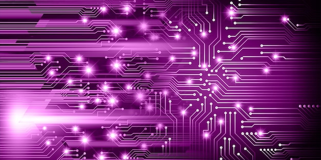 antecedentes del concepto de tecnología del futuro del circuito cibernético