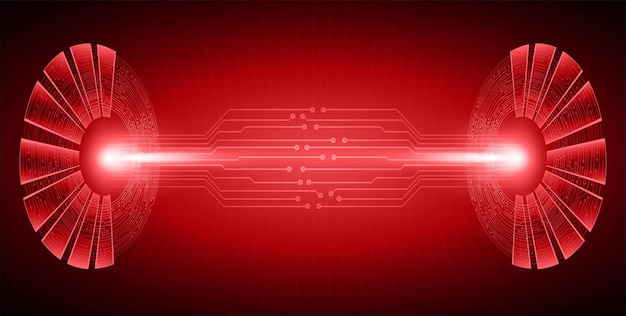 antecedentes del concepto de tecnología del futuro del circuito cibernético
