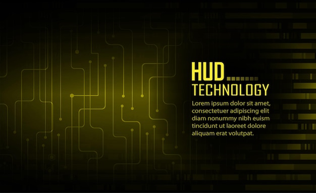 antecedentes del concepto de tecnología del futuro del circuito cibernético