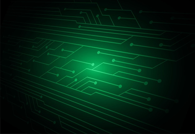 antecedentes del concepto de tecnología del futuro del circuito cibernético