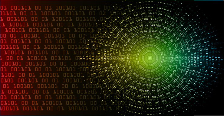 Vector antecedentes del concepto de tecnología de futuros circuitos cibernéticos