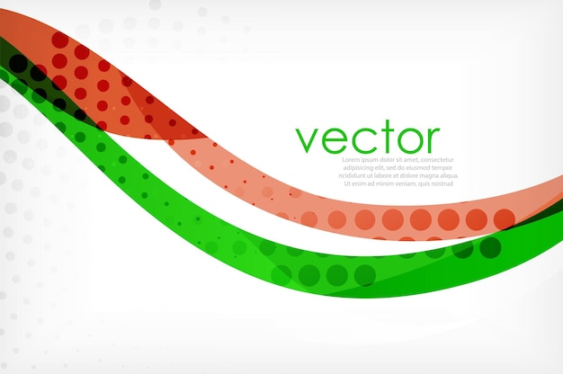 Antecedentes corporativos abstractos de negocios plantillas de diseño de folletos o folletos de ondas Ilustración vectorial
