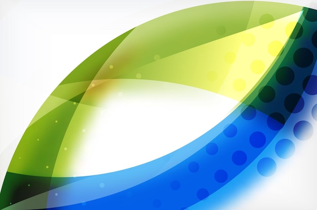 Antecedentes corporativos abstractos de negocios plantillas de diseño de folletos o folletos de ondas Ilustración vectorial