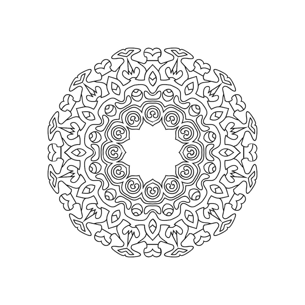 Antecedentes del diseño del patrón vectorial de Mandala