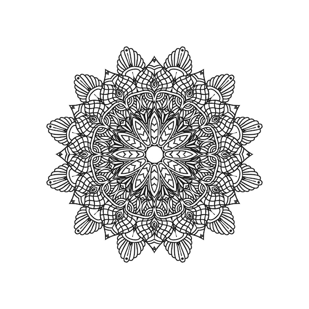 Antecedentes del diseño del patrón vectorial de Mandala