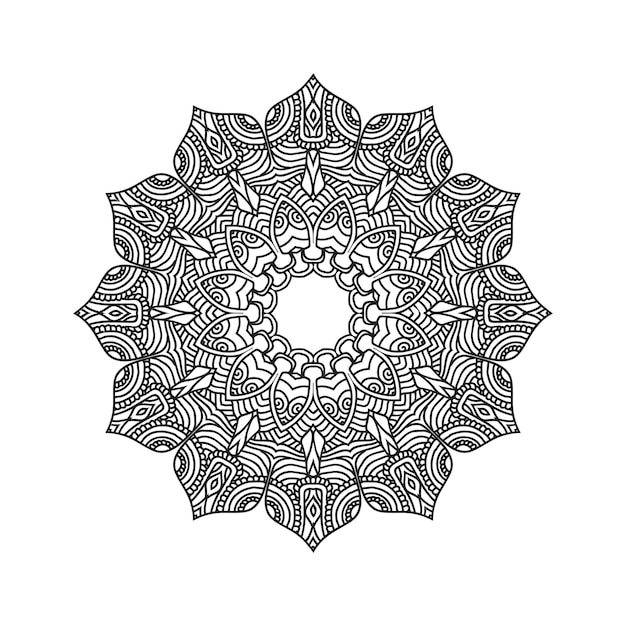 Antecedentes del diseño del patrón vectorial de Mandala