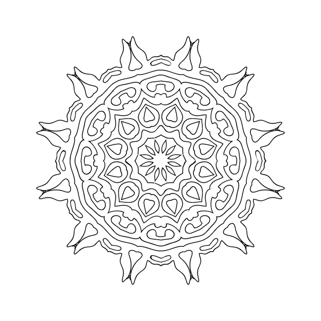 Antecedentes del diseño del patrón vectorial de Mandala