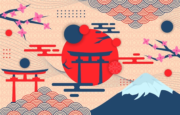 Antecedentes del elemento de estilo japonés
