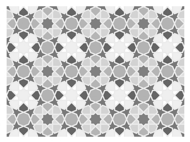 Antecedentes islámicos. Patrón de mosaico