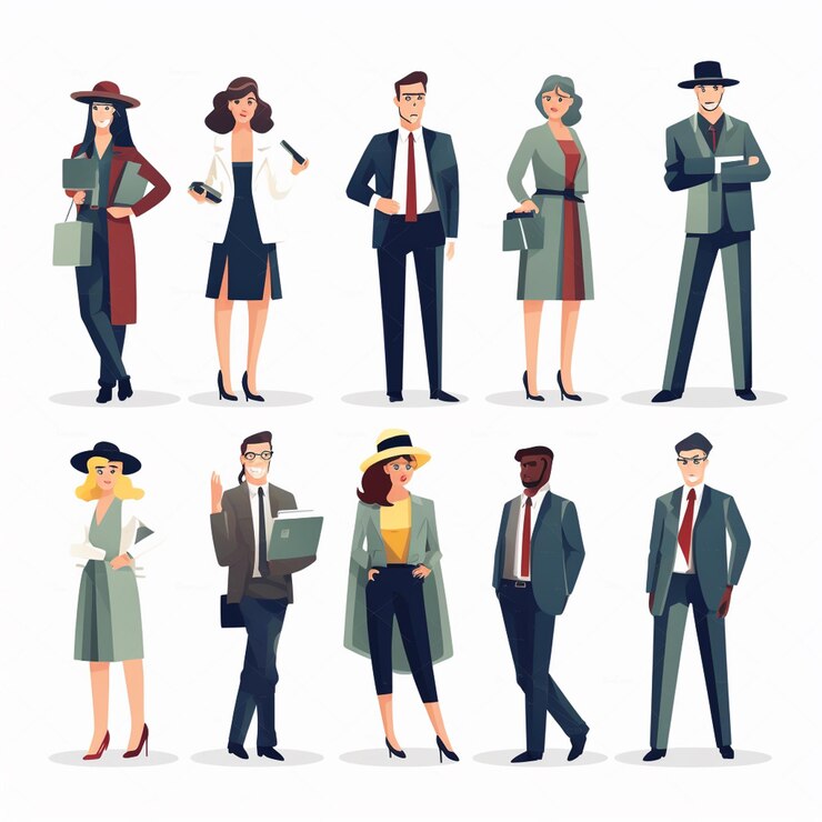 Vector antecedentes profesionales de diseño negocio vector ilustración banner tarjeta de oficina día de concepto