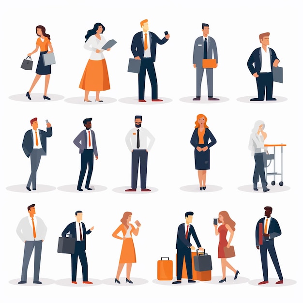 antecedentes profesionales de diseño negocio vector ilustración banner tarjeta de oficina día de concepto