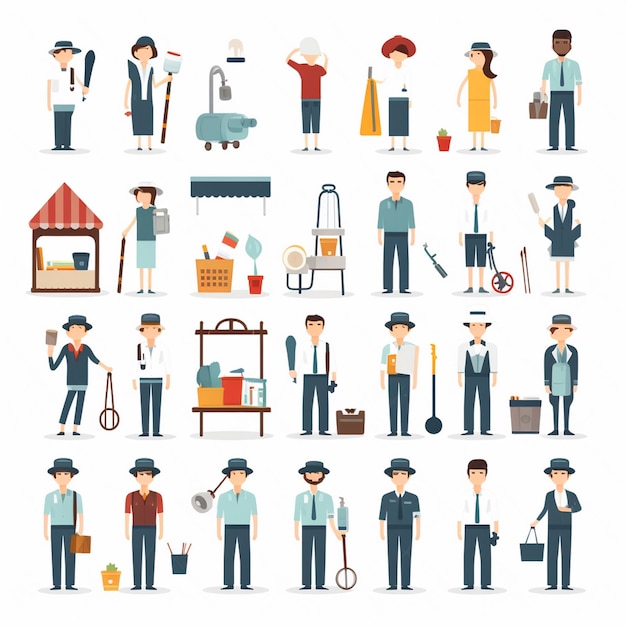 antecedentes profesionales de diseño negocio vector ilustración banner tarjeta de oficina día de concepto