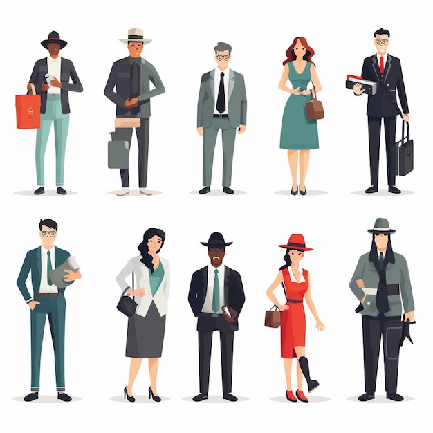 antecedentes profesionales de diseño negocio vector ilustración banner tarjeta de oficina día de concepto