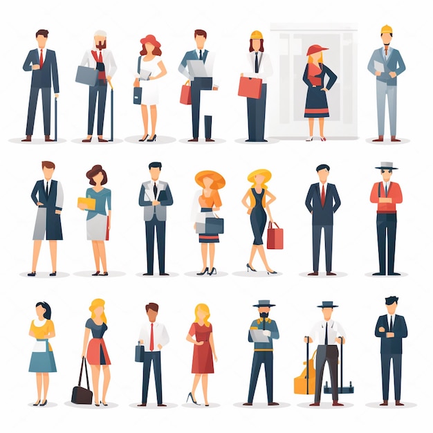 antecedentes profesionales de diseño negocio vector ilustración banner tarjeta de oficina día de concepto