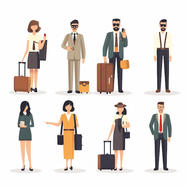 antecedentes profesionales de diseño negocio vector ilustración banner tarjeta de oficina día de concepto