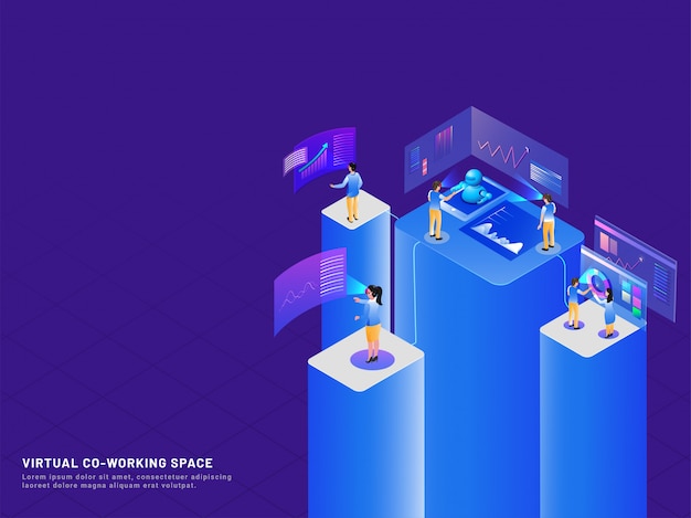 Antecedentes virtuales de co-working.