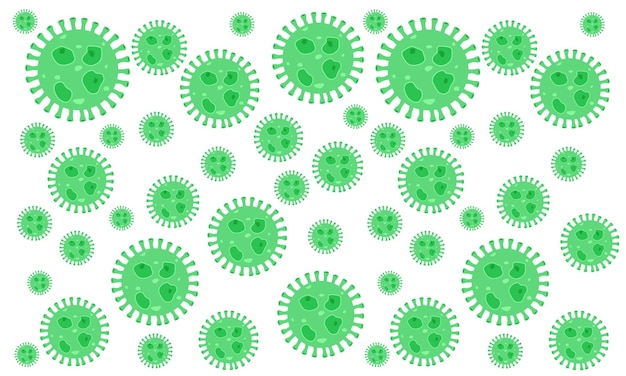 Antecedentes del virus Bacteriología Organismos Patrón sin costuras Corona HMPV Covid