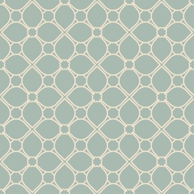 Antiguo patrón floral curva perfecta