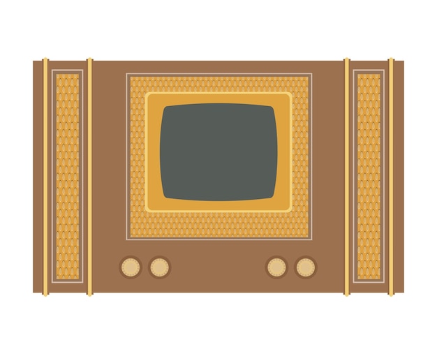 antiguos iconos vintage retro estilo plano stock ilustración vectorial