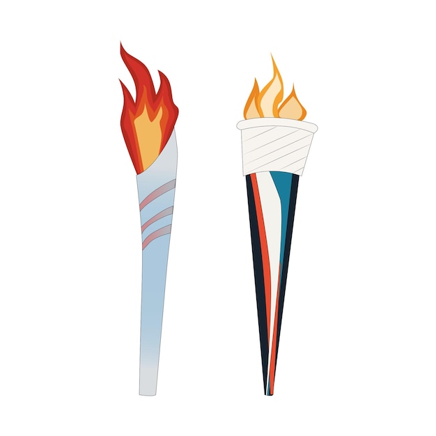 antorcha deportiva con fuego antorcha deportiva fuego anillos de rama de olivo paris usarlo para publicaciones e historias