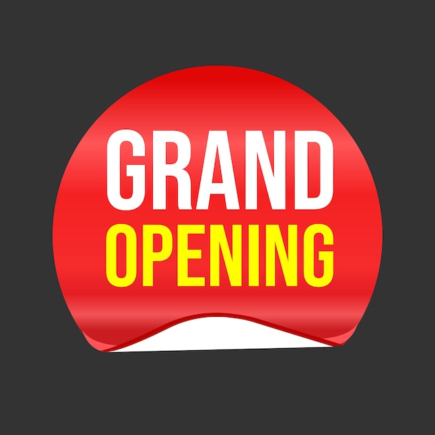 Anuncio de inauguración