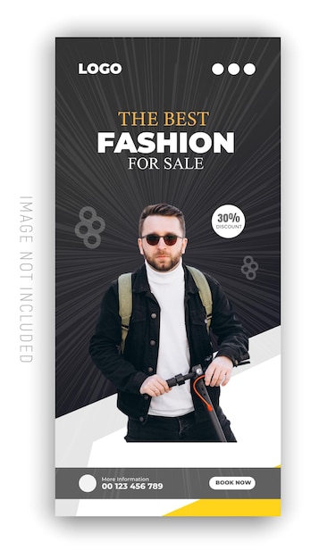 anuncio de plantilla publicidad diseño de moda zapatos venta fondo viernes negro pancarta social