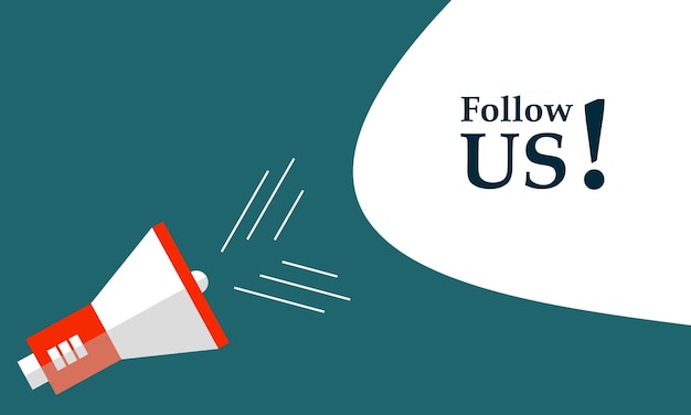 un anuncio en las redes sociales que dice seguir
