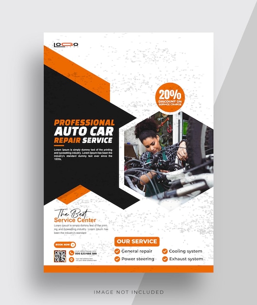 anuncio de un servicio de automóviles mecánicos