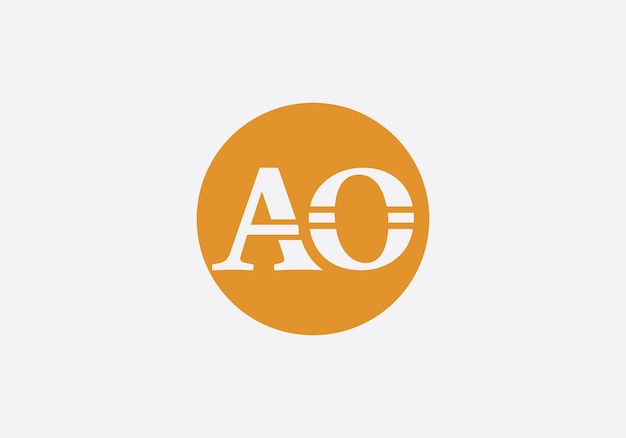 ao logo in orange circle