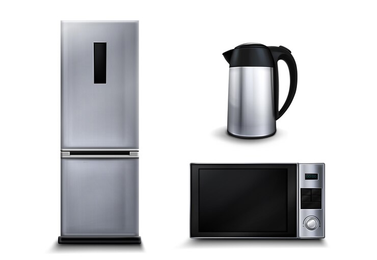 Vector aparato de cocina realista