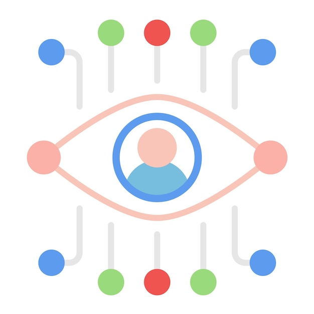 El aplanamiento ilustrativo de la visión