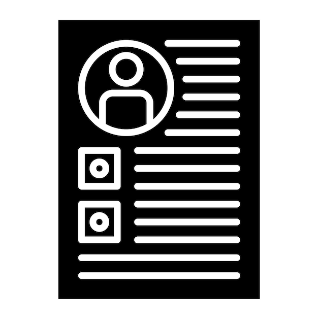 Aplicación Glifo Sólido Negro Ilustración